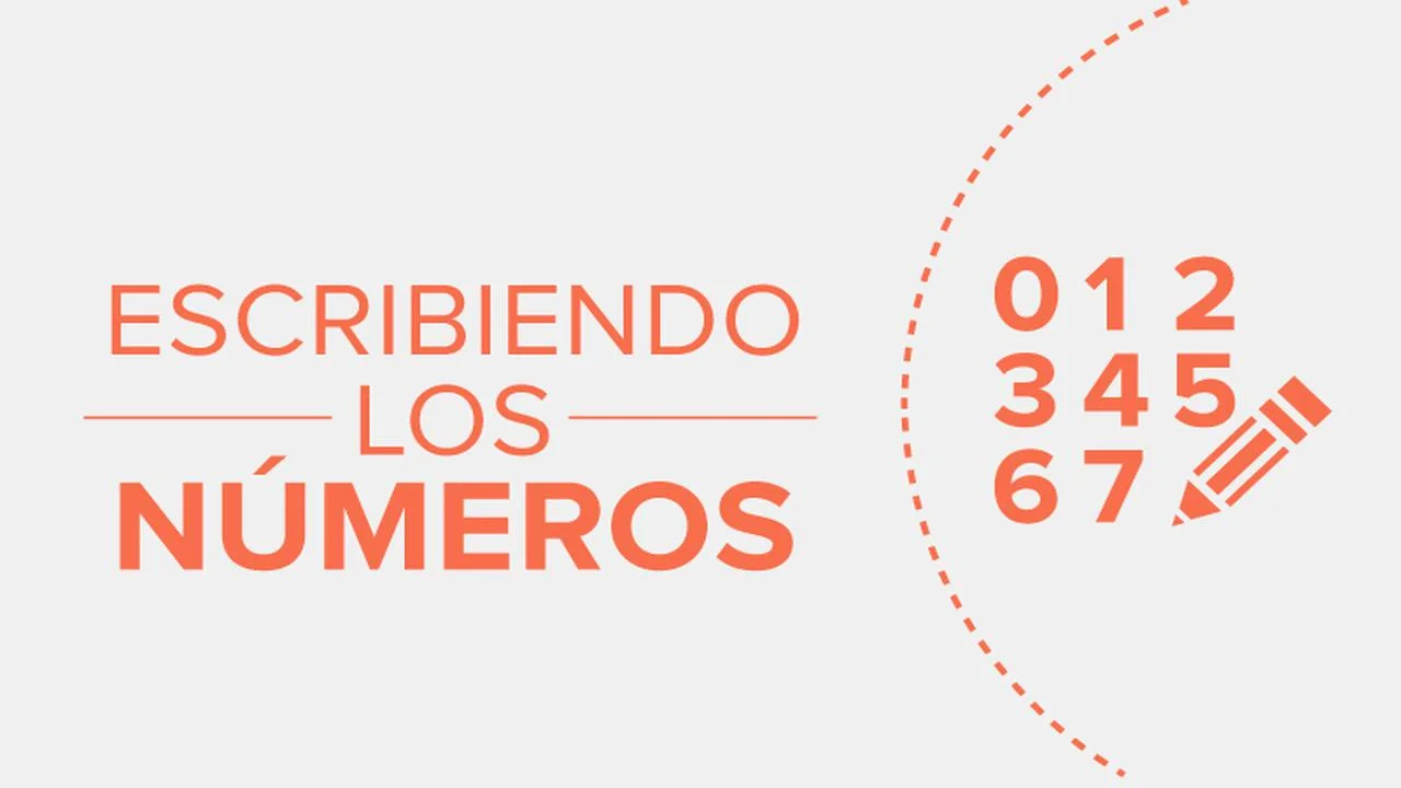 Curso Gratis en español: Escribiendo los números