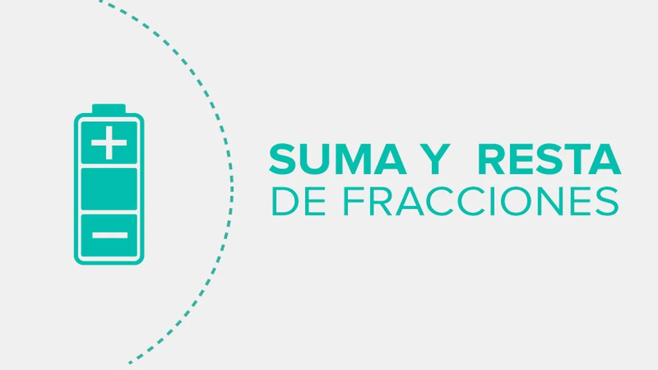 Curso Gratis en español: Suma y resta de fracciones