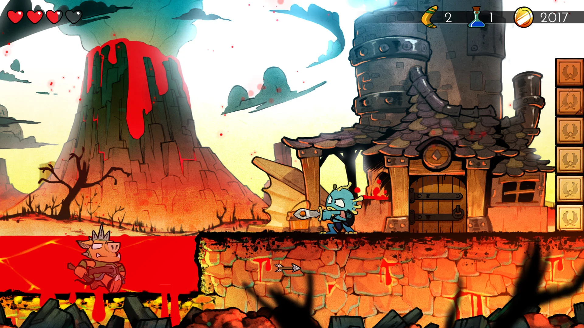 Videojuego gratis: Wonder Boy – The Dragon’s Trap disponible para su descarga