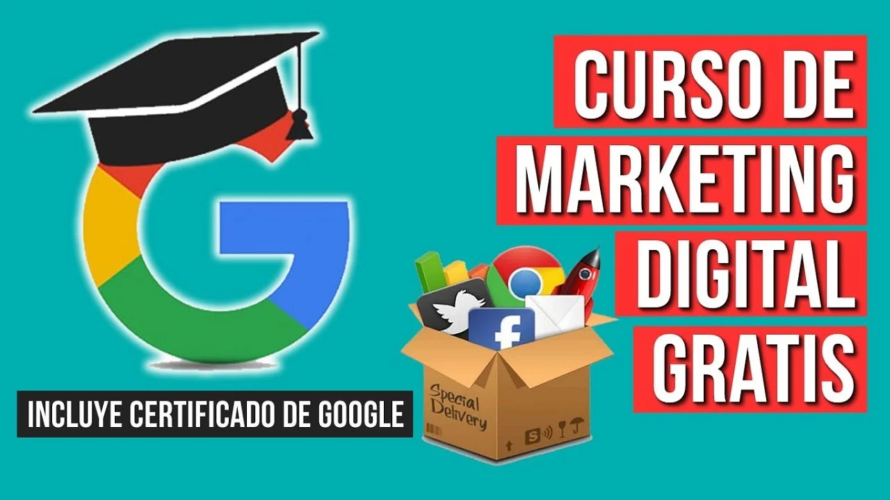 Google está ofreciendo un curso de Marketing Digital completamente GRATIS y con certificación OFICIAL