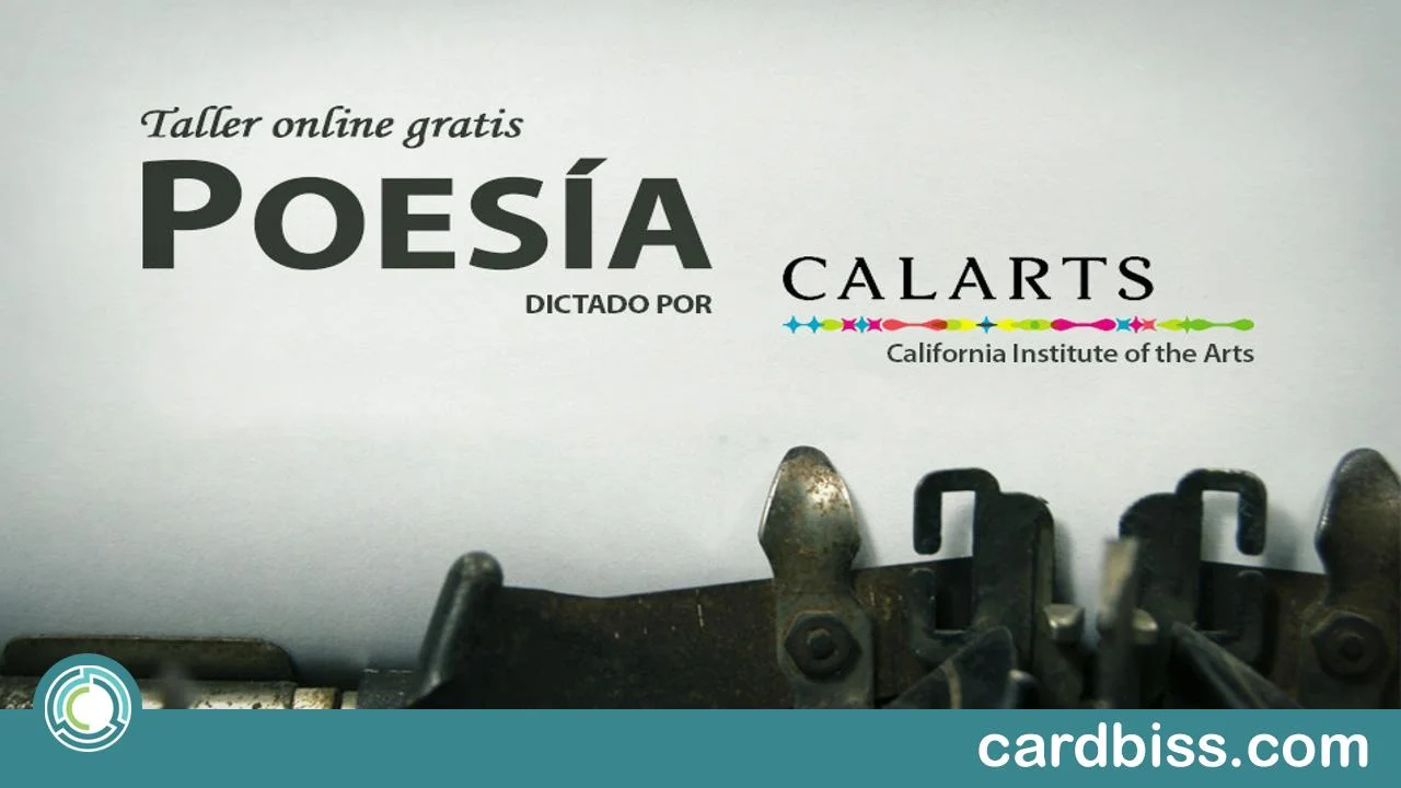 Potencia tu creatividad con el taller gratuito de poesía dictado por CalArts en línea