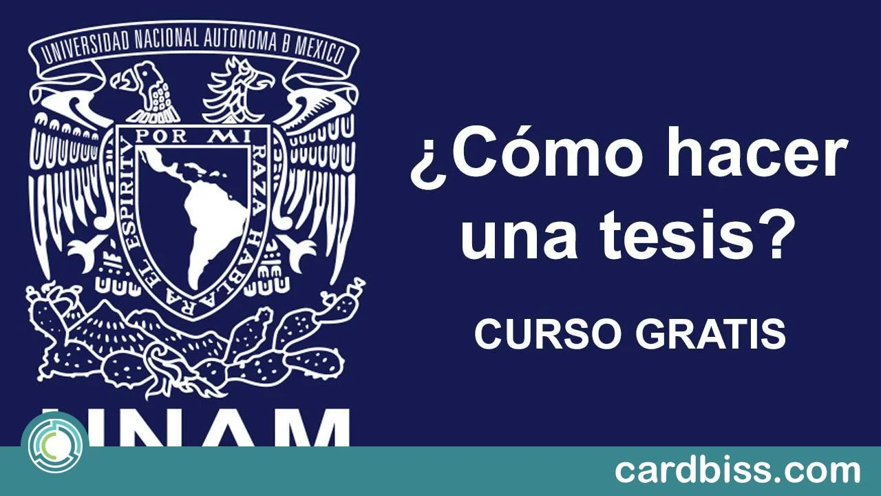 Aprende a hacer una tesis con este curso de la UNAM en línea