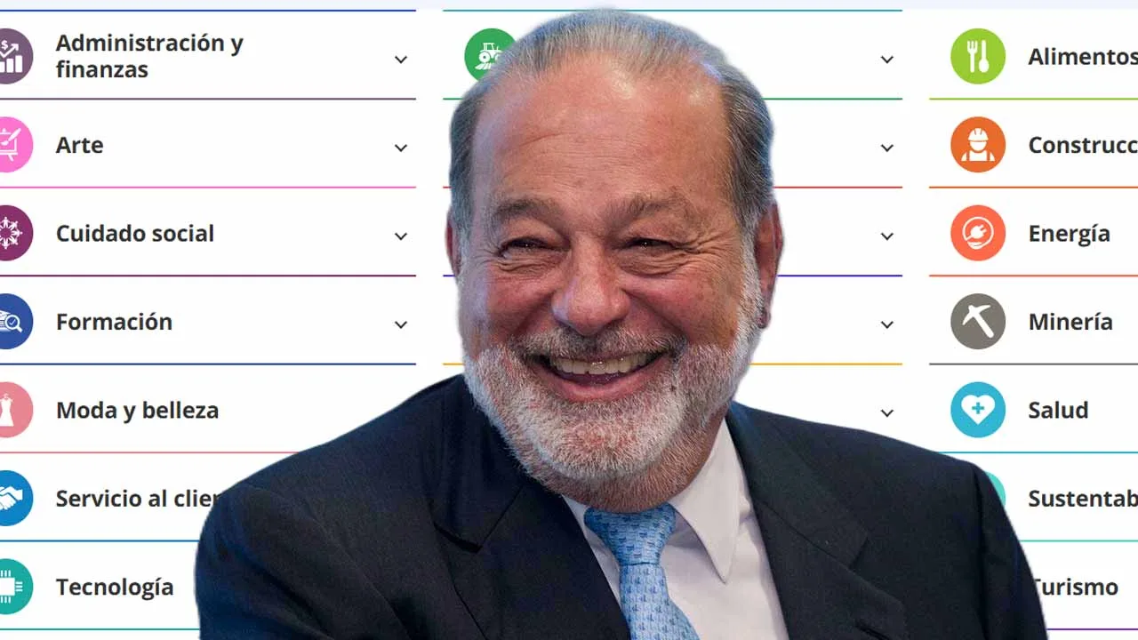 ¿Buscas capacitarte Gratis? Carlos Slim lanza +100 cursos con Certificación Oficial